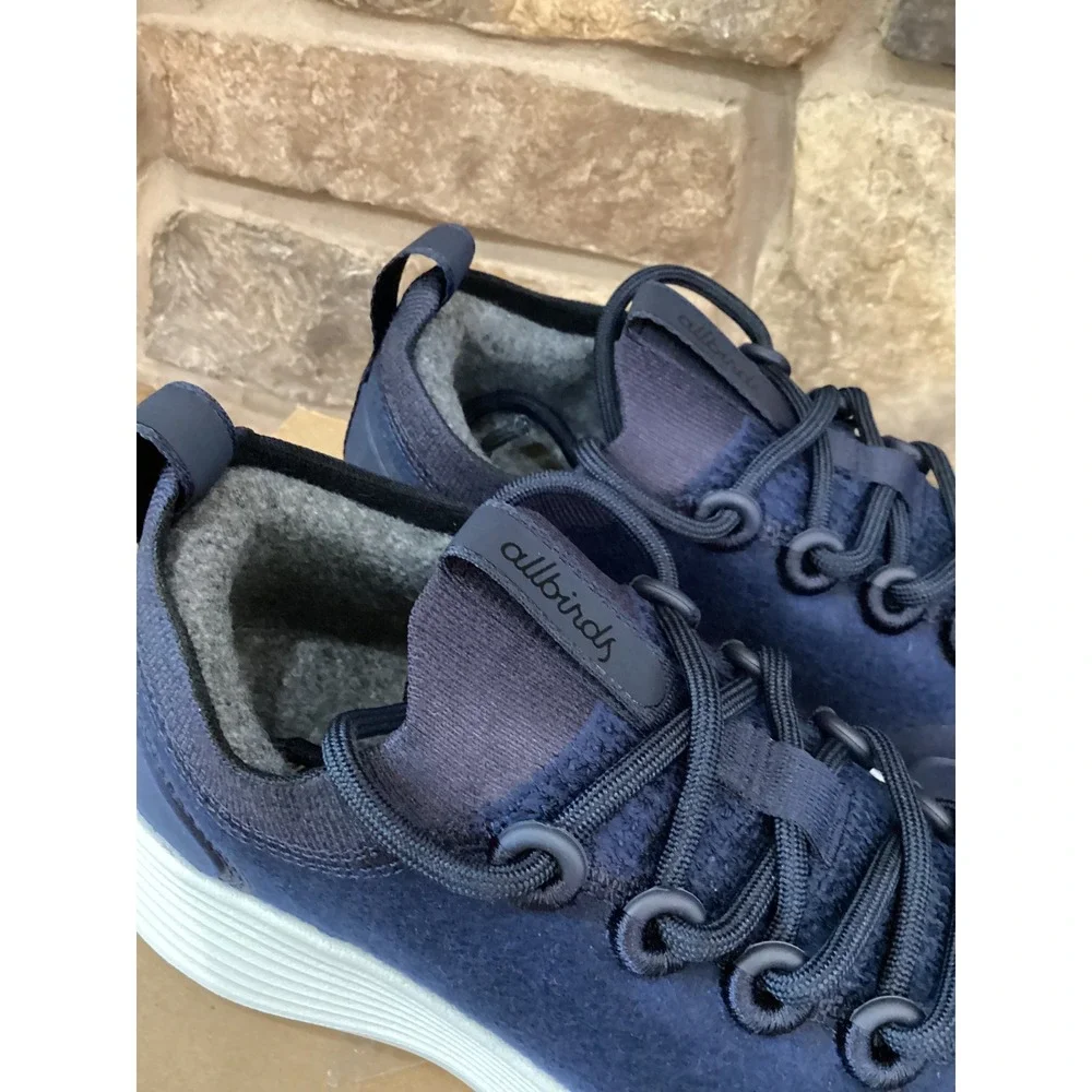 Allbirds Wool Strider Womens 7 Dark Navy Blizzard Sneakers A11665W070 New